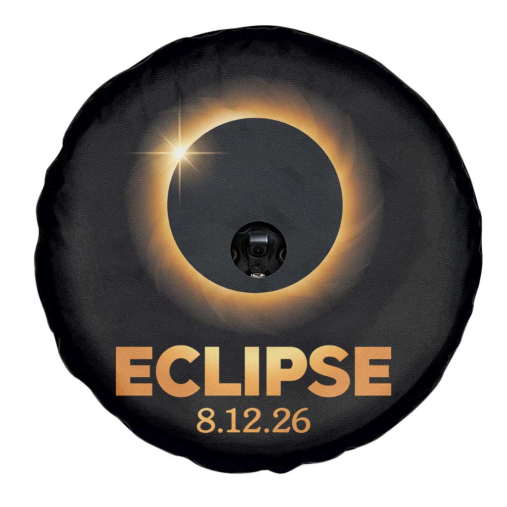 2026 Total Solar Eclipse Spare Tire Cover August 12 Totality Astronomy Souvenir TS02 Print Your Wear