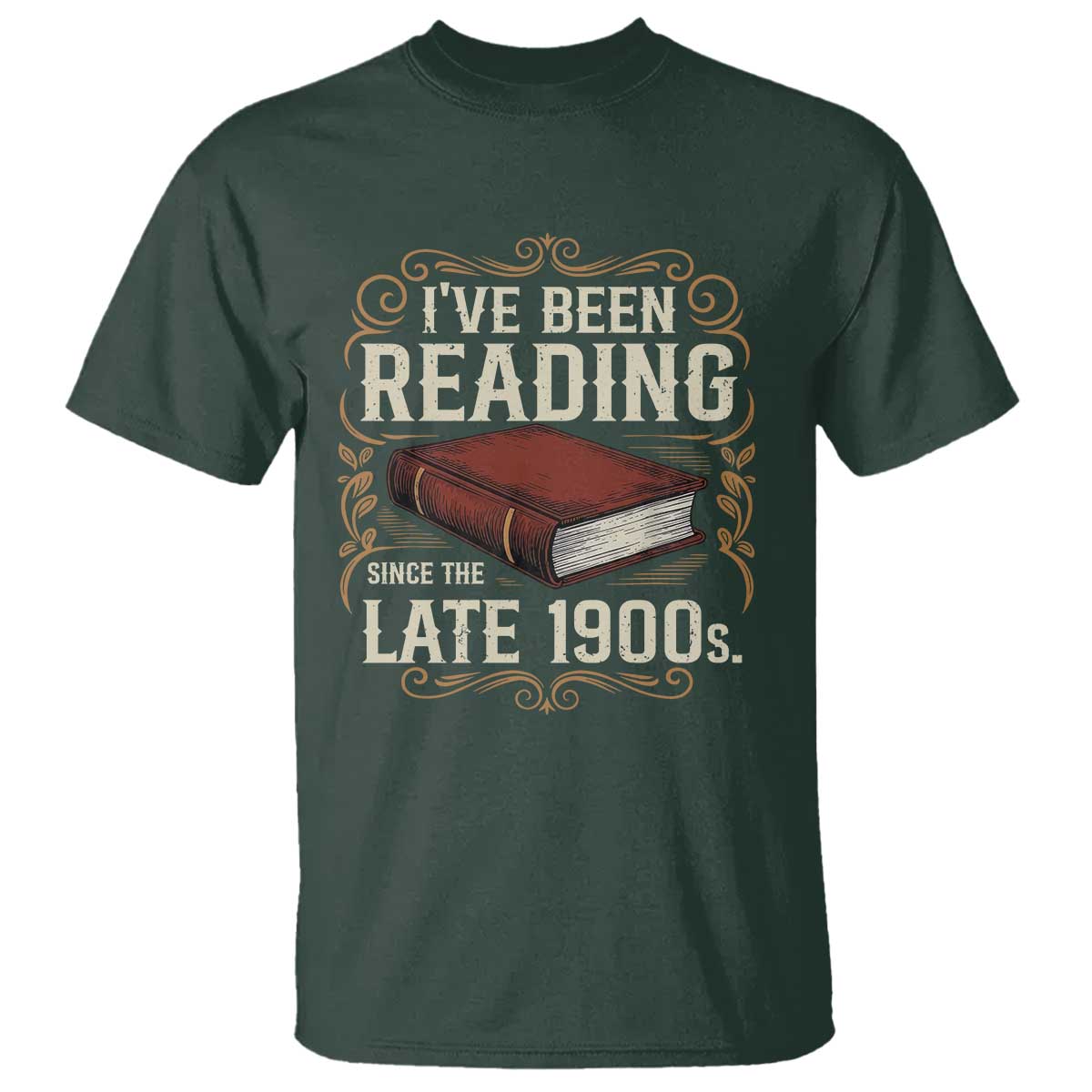 Funny Vintage 80s 90s Book Lover T Shirt I've Been Reading Since The Late 1900s Bookworm Humor