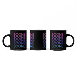 Retro Boone Name Lover Neon Gradient Typography Coffee Mug