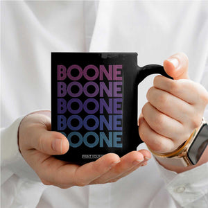 Retro Boone Name Lover Neon Gradient Typography Coffee Mug