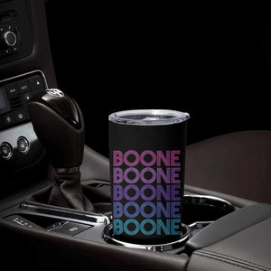 Retro Boone Name Lover Neon Gradient Typography Tumbler Cup