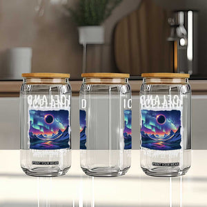 Iceland Total Solar Eclipse 2026 Aurora Glass Can Totality Northern Lights Astronomy Travel Gift