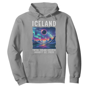 Iceland Total Solar Eclipse 2026 Aurora Hoodie Totality Northern Lights Astronomy Travel Gift