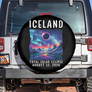 Iceland Total Solar Eclipse 2026 Aurora Spare Tire Cover Totality Northern Lights Astronomy Travel Gift