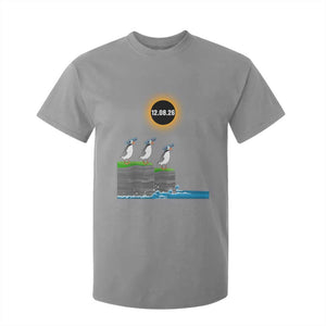 Cute Cartoon Puffins 2026 Total Solar Eclipse T Shirt For Kid August 12 Totality Funny Astronomy Gift TS02 Sport Gray Print Your Wear