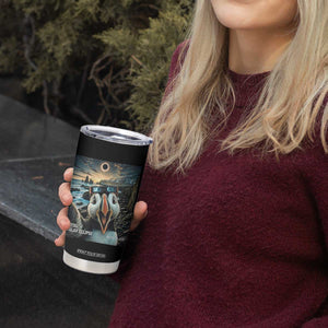 Puffin Selfie August 12 2026 Total Solar Eclipse Tumbler Cup Funny Totality Photographic Astronomy Souvenir TS02 Print Your Wear