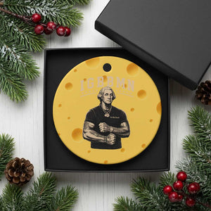 IGBBMN Buff George Washington Parody Ceramic Ornament It’s Gonna Be Bad Funny Ironic Patriotic Founding Father