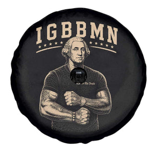 IGBBMN Buff George Washington Parody Spare Tire Cover It’s Gonna Be Bad Funny Ironic Patriotic Founding Father
