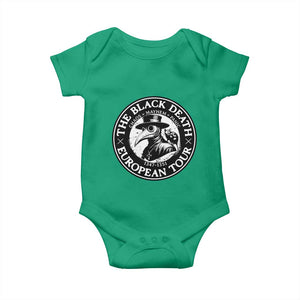 The Black Death European Tour 1347 Baby Onesie Funny Plague Doctor History Humor
