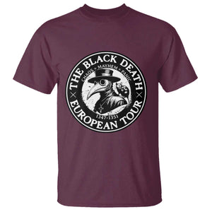 The Black Death European Tour 1347 T Shirt Funny Plague Doctor History Humor