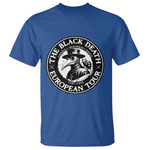 The Black Death European Tour 1347 T Shirt Funny Plague Doctor History Humor