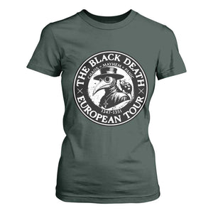 The Black Death European Tour 1347 T Shirt For Women Funny Plague Doctor History Humor