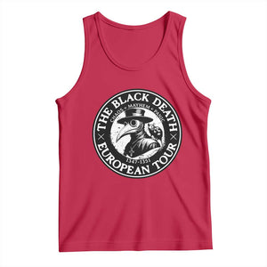 The Black Death European Tour 1347 Tank Top Funny Plague Doctor History Humor
