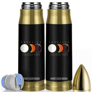 Iceland Total Solar Eclipse 2026 Totality Bullet Tumbler Travel Souvenir Astronomy Geek Gift TS02 Black Print Your Wear