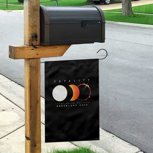 Greenland Total Solar Eclipse 2026 Totality Garden Flag Travel Souvenir Astronomy Geek Gift TS02 Print Your Wear