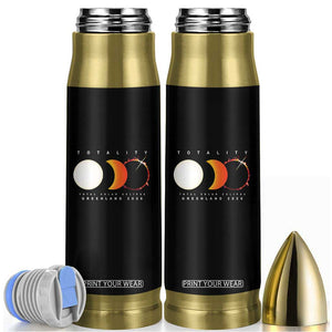 Greenland Total Solar Eclipse 2026 Totality Bullet Tumbler Travel Souvenir Astronomy Geek Gift TS02 Black Print Your Wear