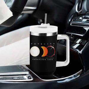 Greenland Total Solar Eclipse 2026 Totality Tumbler With Handle Travel Souvenir Astronomy Geek Gift TS02 Print Your Wear