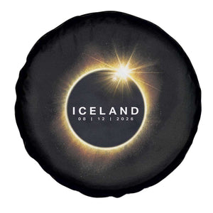Iceland Total Solar Eclipse 2026 Spare Tire Cover Path of Totality Astronomy Gift TS02 Print Your Wear