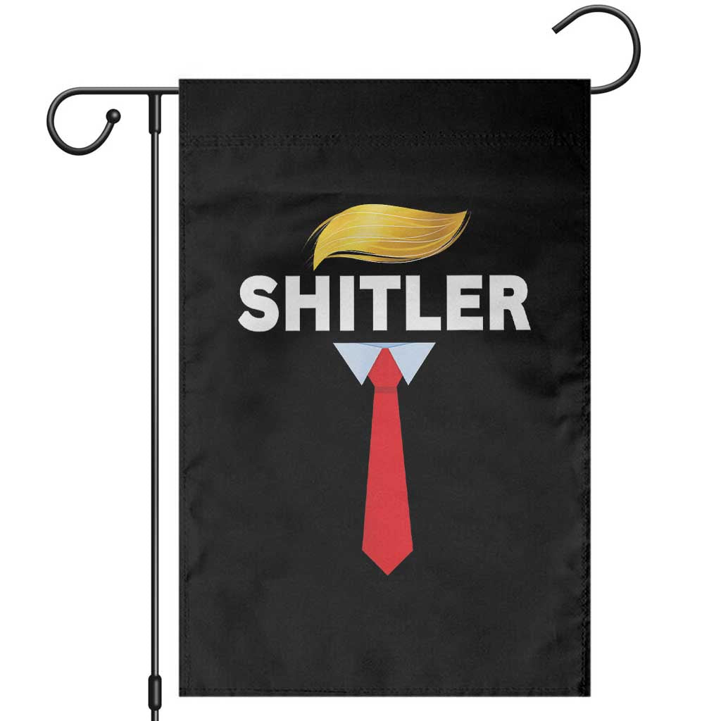 Funny Political Satire Garden Flag Sarcastic Political Parody TS02 Black Print Your Wear