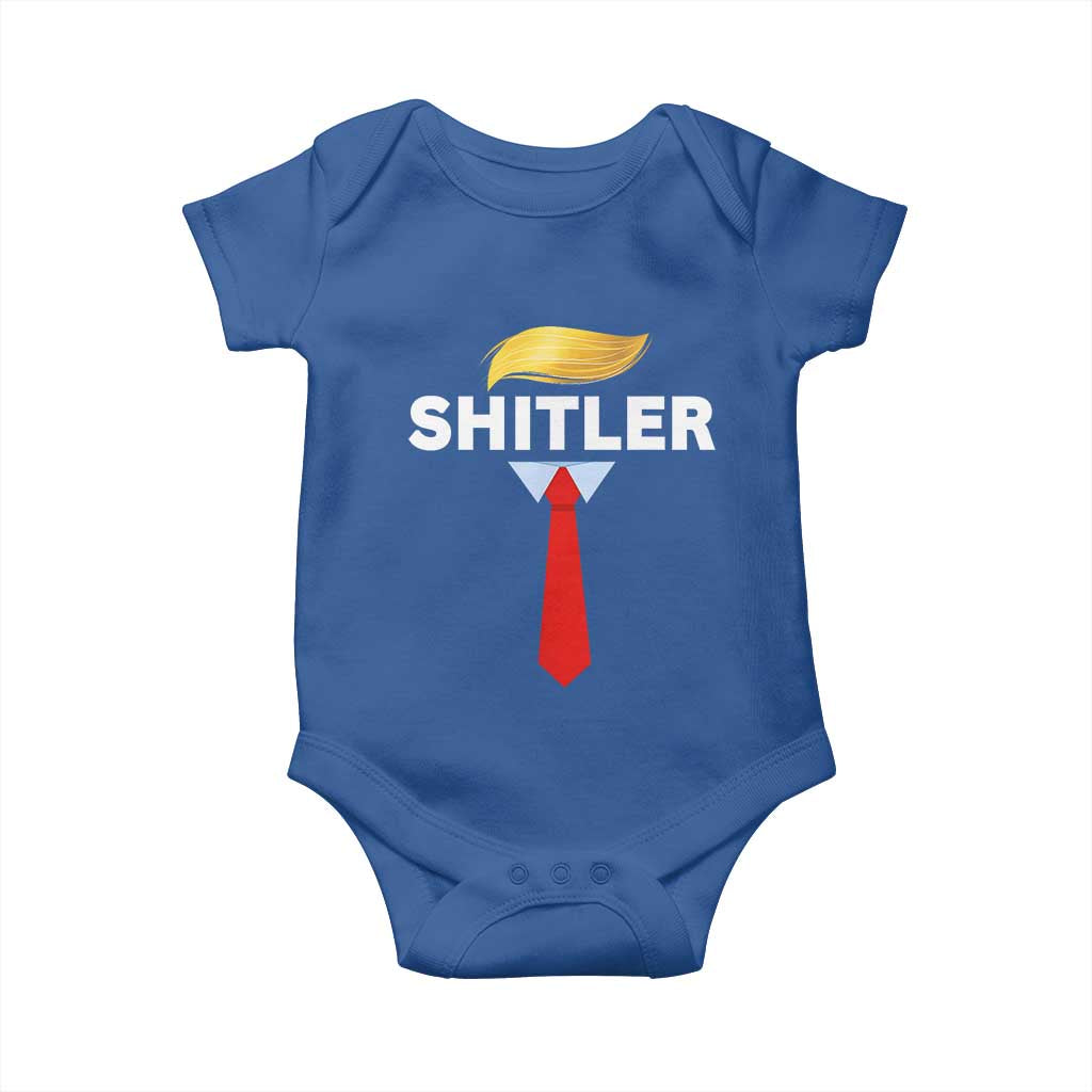Funny Political Satire Baby Onesie Sarcastic Political Parody TS02 Royal Blue Print Your Wear