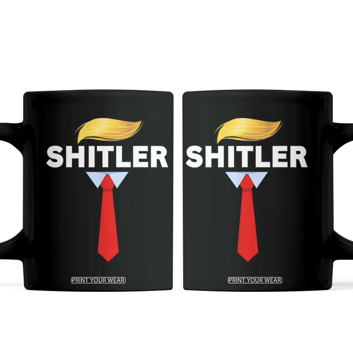 Funny Political Satire Coffee Mug Sarcastic Political Parody TS02 Black Print Your Wear