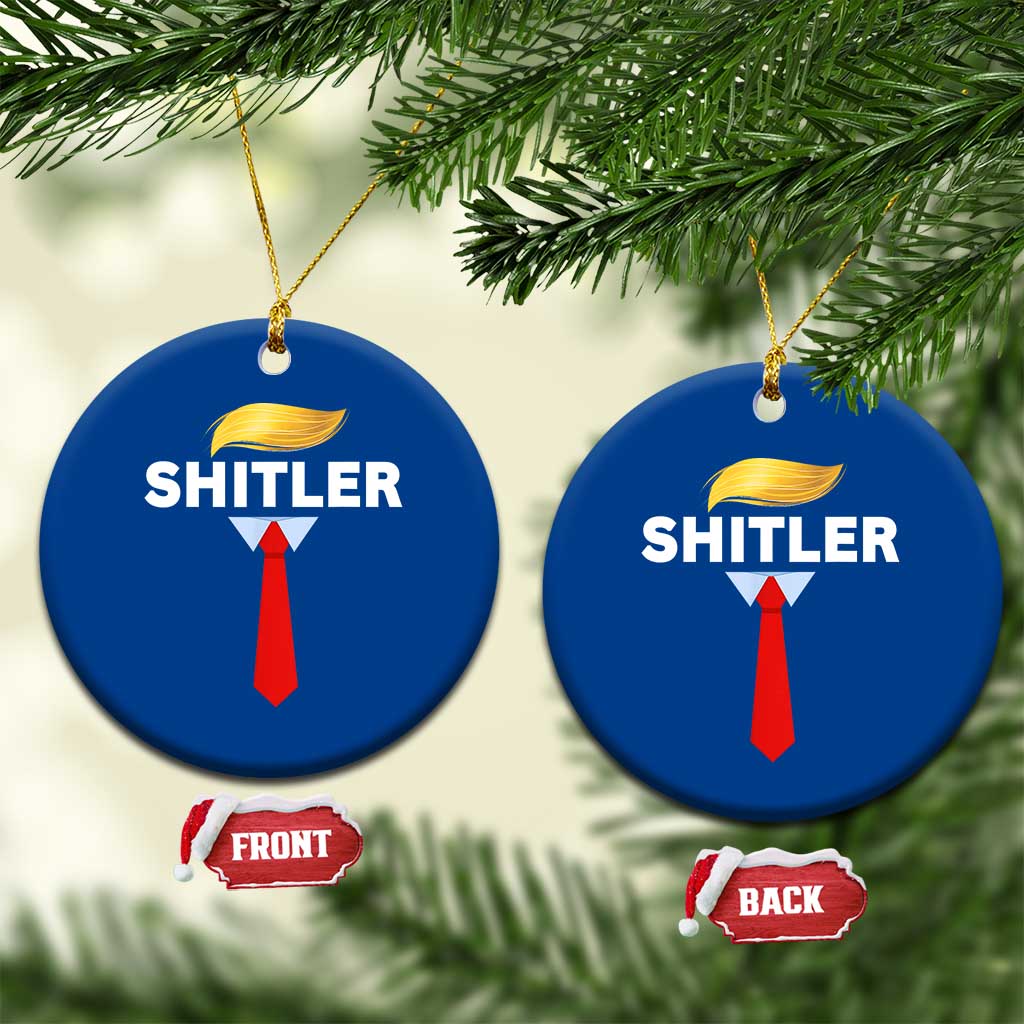 Funny Political Satire Ceramic Ornament Sarcastic Political Parody TS02 1pc Blue Print Your Wear