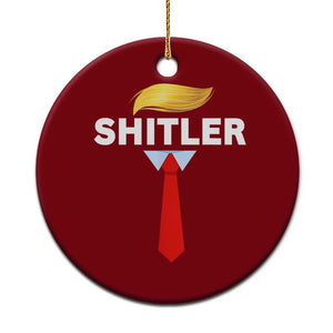 Funny Political Satire Ceramic Ornament Sarcastic Political Parody TS02 1pc Red Print Your Wear