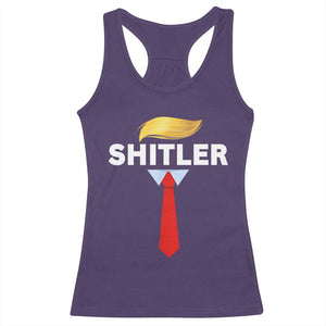 Funny Political Satire Racerback Tank Top Sarcastic Political Parody TS02 Purple Print Your Wear