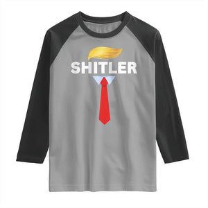 Funny Political Satire Raglan Shirt Sarcastic Political Parody TS02 Sport Gray Black Print Your Wear