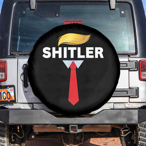 Funny Political Satire Spare Tire Cover Sarcastic Political Parody TS02 No hole Black Print Your Wear
