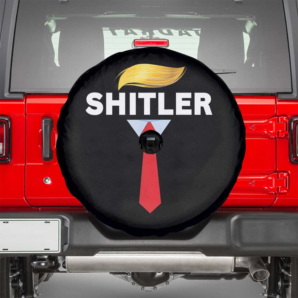 Funny Political Satire Spare Tire Cover Sarcastic Political Parody TS02 Black Print Your Wear