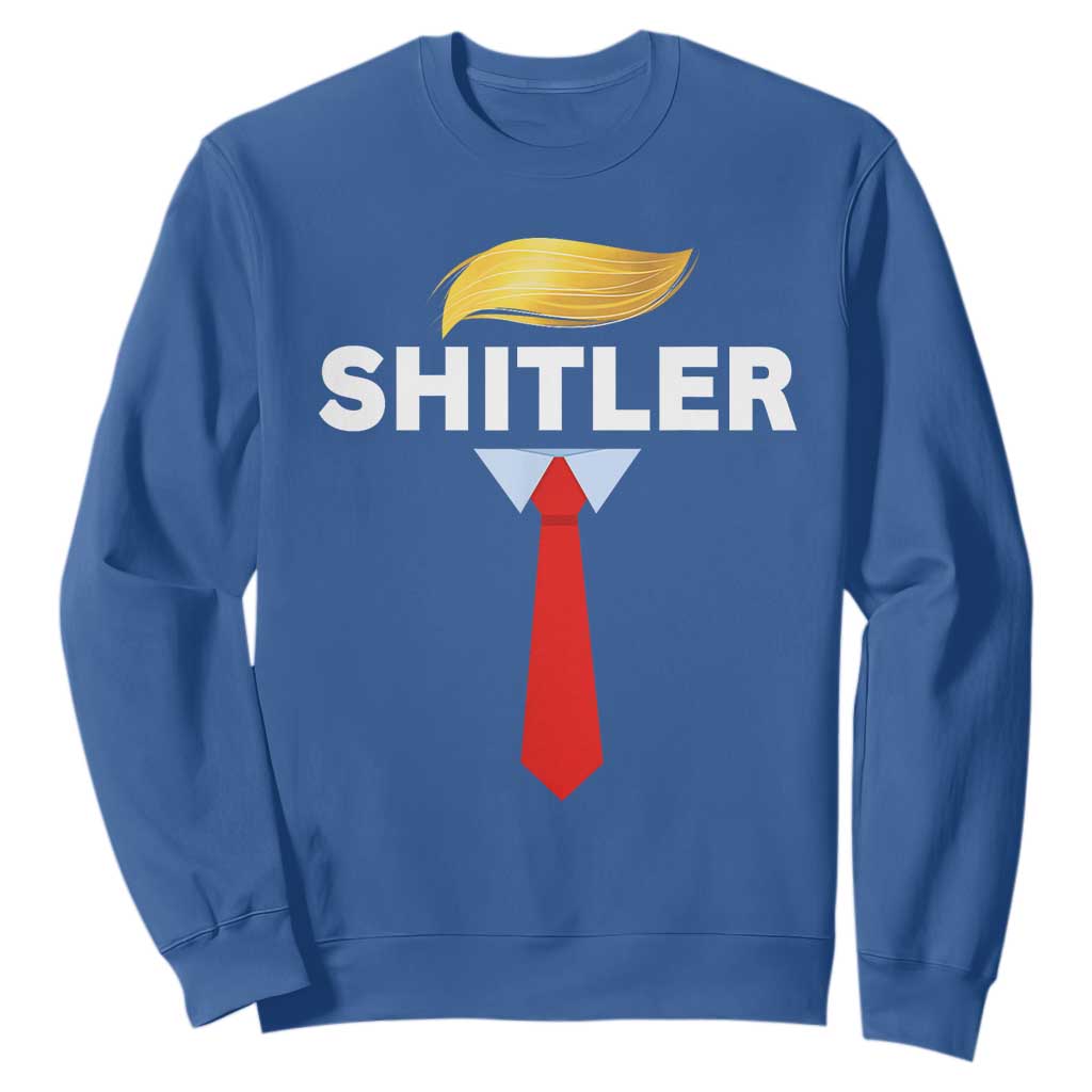 Funny Political Satire Sweatshirt Sarcastic Political Parody TS02 Royal Blue Print Your Wear