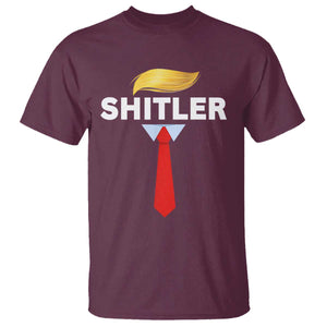 Funny Political Satire T Shirt Sarcastic Political Parody TS02 Maroon Print Your Wear