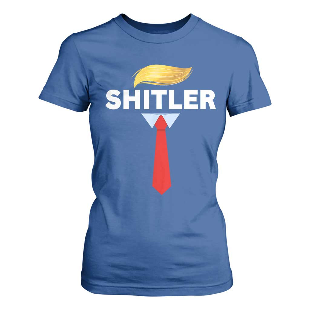 Funny Political Satire T Shirt For Women Sarcastic Political Parody TS02 Royal Blue Print Your Wear
