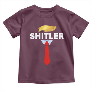 Funny Political Satire Toddler T Shirt Sarcastic Political Parody TS02 Maroon Print Your Wear