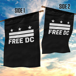Free DC Garden Flag Defend Washington D.C. Statehood Politics TS02 Print Your Wear
