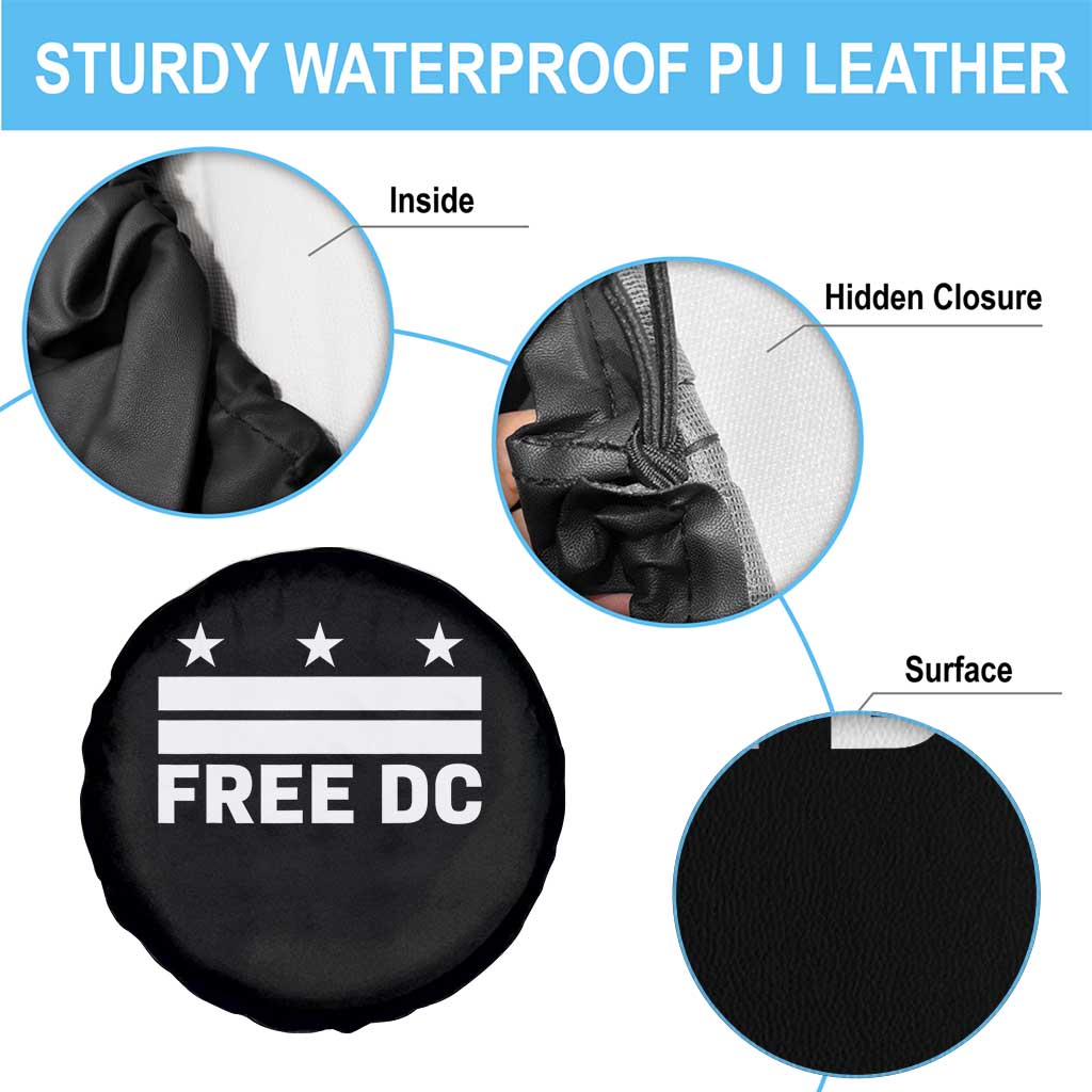 Free DC Spare Tire Cover Defend Washington D.C. Statehood Politics TS02 Print Your Wear