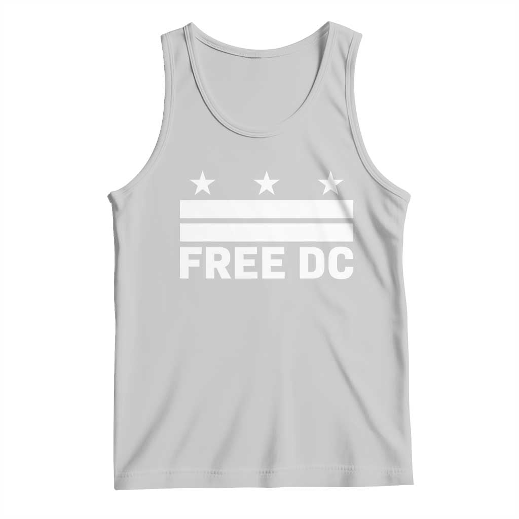 Free DC Tank Top Defend Washington D.C. Statehood Politics TS02 Ash Print Your Wear