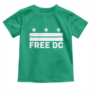 Free DC Toddler T Shirt Defend Washington D.C. Statehood Politics TS02 Irish Green Print Your Wear