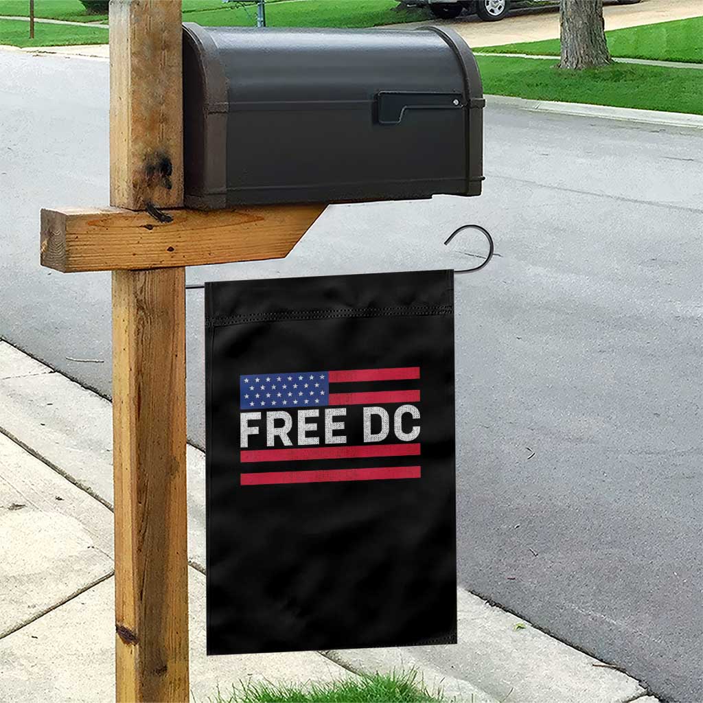 Free DC Patriotic Garden Flag Defend Washington D.C. Statehood American Flag TS02 Print Your Wear