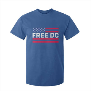 Free DC Patriotic T Shirt For Kid Defend Washington D.C. Statehood American Flag TS02 Royal Blue Print Your Wear