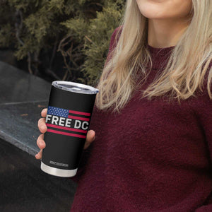 Free DC Patriotic Tumbler Cup Defend Washington D.C. Statehood American Flag TS02 Print Your Wear
