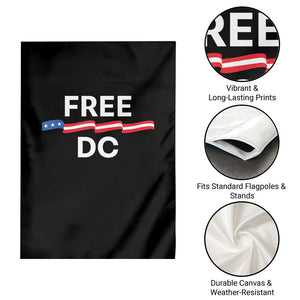 Free DC Garden Flag Defend Washington D.C. Statehood Rights TS02 Print Your Wear