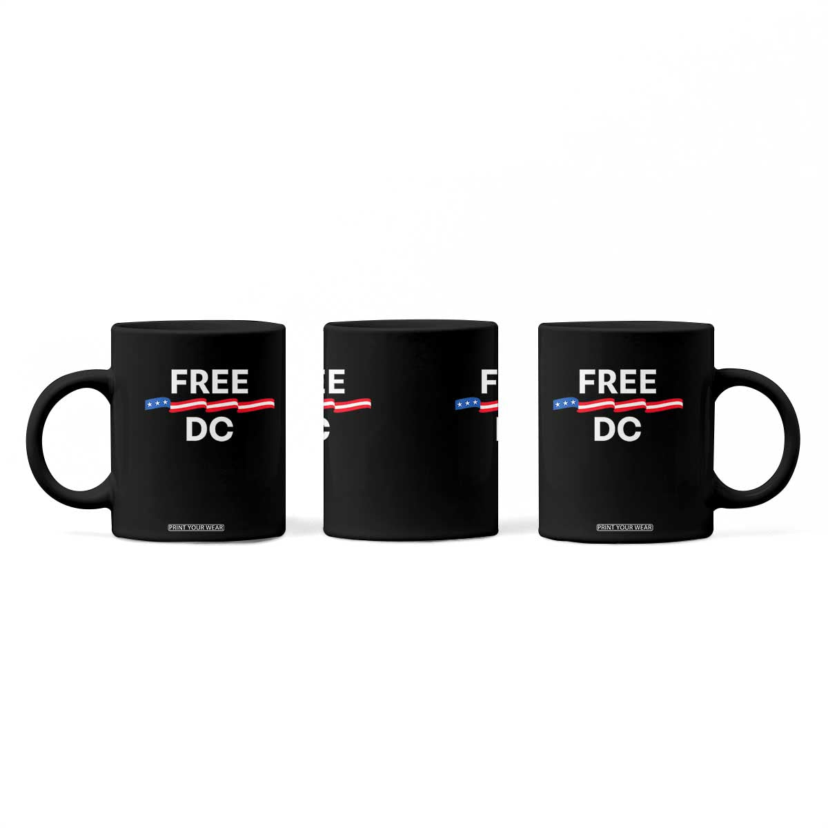 Free DC Coffee Mug Defend Washington D.C. Statehood Rights TS02 Print Your Wear
