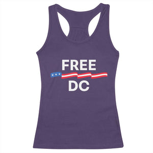 Free DC Racerback Tank Top Defend Washington D.C. Statehood Rights TS02 Purple Print Your Wear