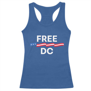 Free DC Racerback Tank Top Defend Washington D.C. Statehood Rights TS02 Royal Blue Print Your Wear
