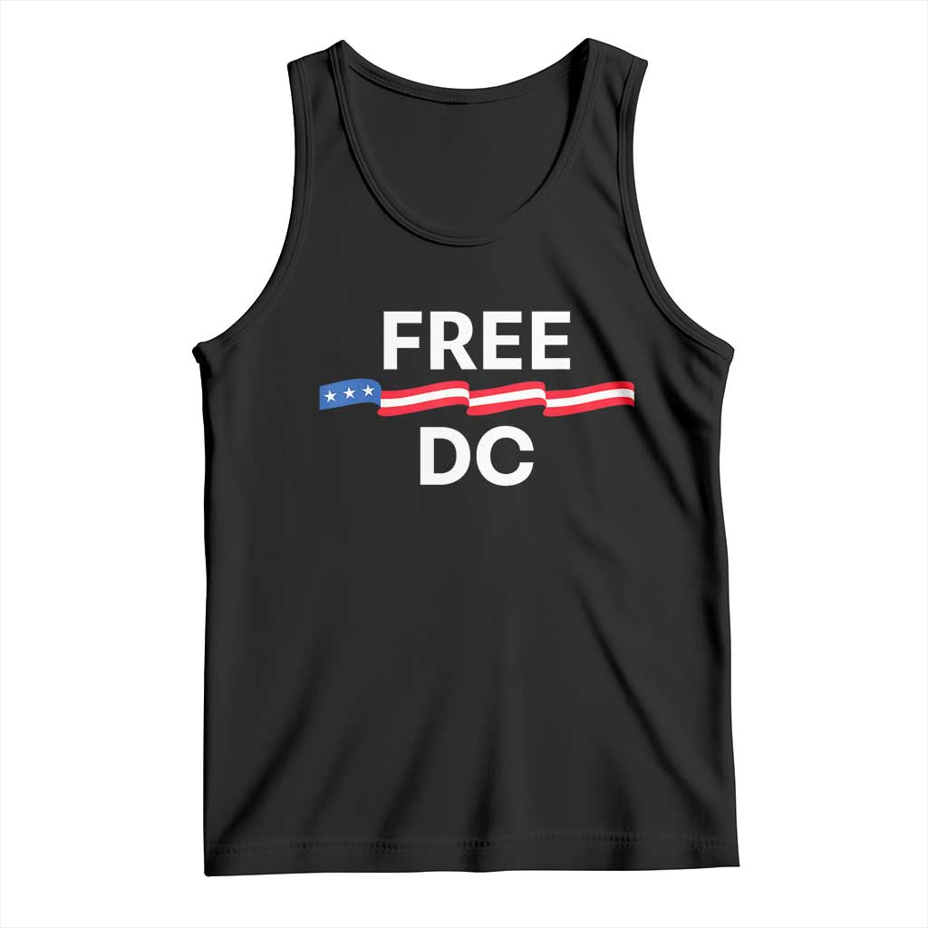 Free DC Tank Top Defend Washington D.C. Statehood Rights TS02 Black Print Your Wear