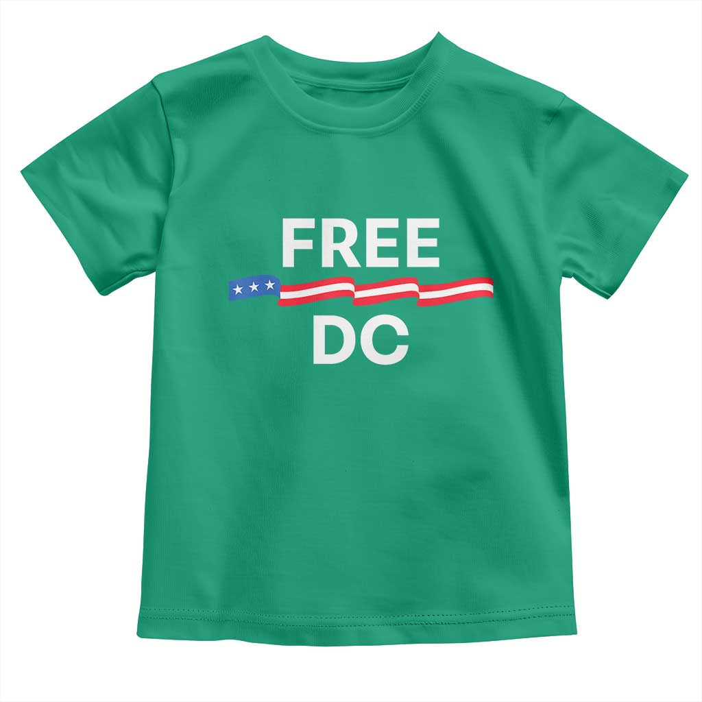 Free DC Toddler T Shirt Defend Washington D.C. Statehood Rights TS02 Irish Green Print Your Wear