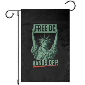 Free DC Hands Off Garden Flag Statue of Liberty for Washington D.C. Rights TS02 Black Print Your Wear