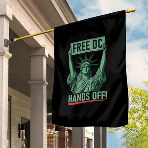 Free DC Hands Off Garden Flag Statue of Liberty for Washington D.C. Rights TS02 Print Your Wear